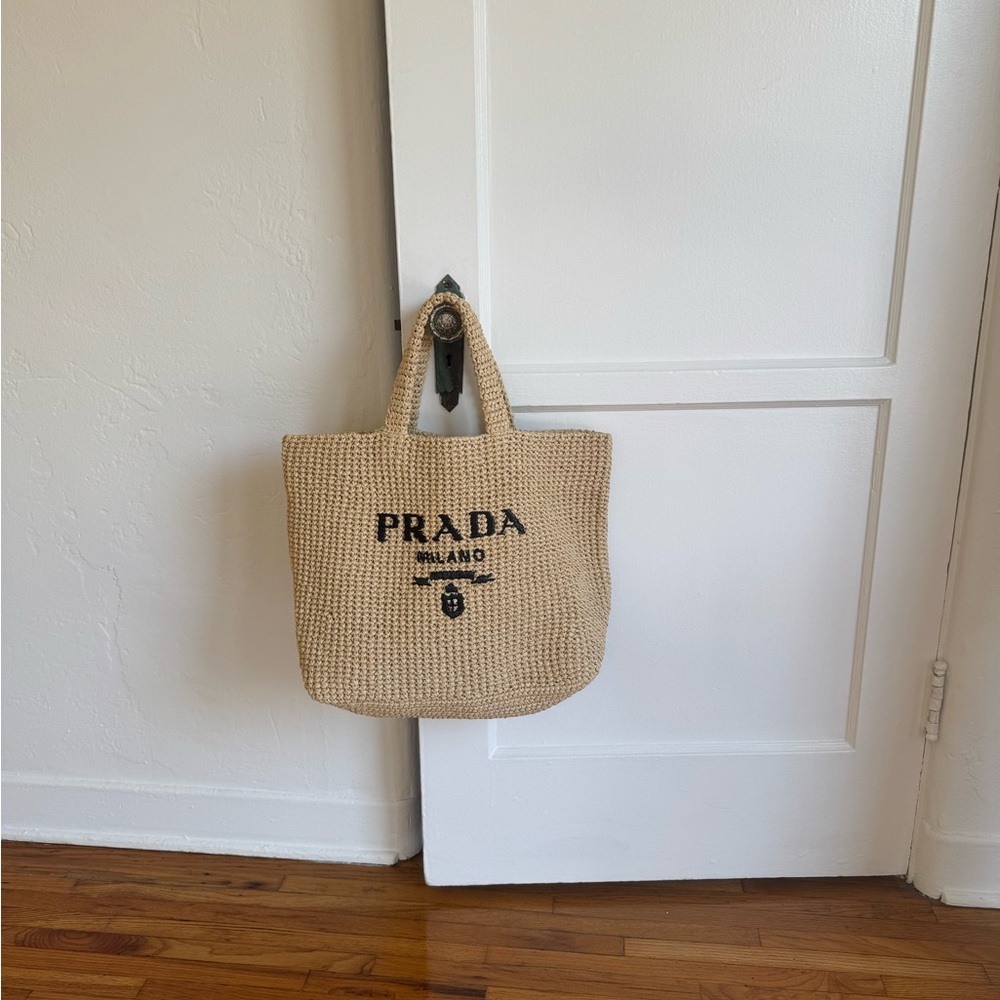 Prada Crochet Tote Bag NEW